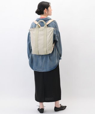 ACE BAGS & LUGGAGE W&.Day/Night レポ 2WAYトート A4サイズ 19171 ダブルアンドデイナイト ライトグレージュ