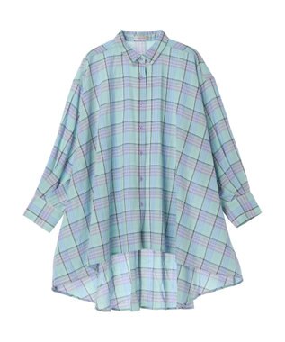 CRAFT STANDARD BOUTIQUE チェックフィッシュテールチュニック Mint