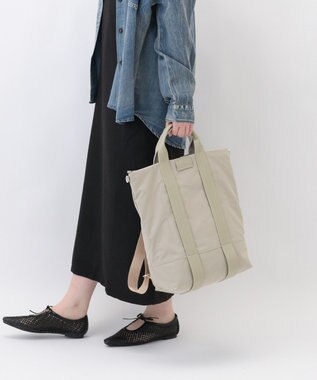 ACE BAGS & LUGGAGE W&.Day/Night レポ 2WAYトート A4サイズ 19171 ダブルアンドデイナイト ライトグレージュ