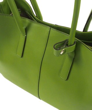 MIYABIYA 【日本製・本革】CRESCEND ベガ A4 軽量トートバッグ グリーン