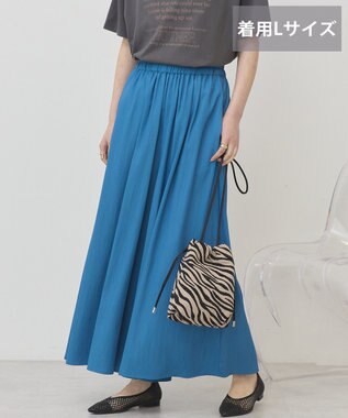 AMERICAN HOLIC 【選べる丈】ギャザースカーチョ【WEB限定カラー有り】 Blue