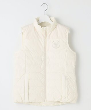 23区GOLF 軽くて暖か！【WOMEN】【ストレッチ・撥水】ダウンベスト ホワイト系