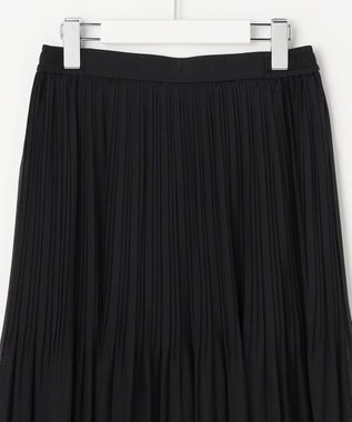 ANY SIS シャイニープリーツ スカート ブラック