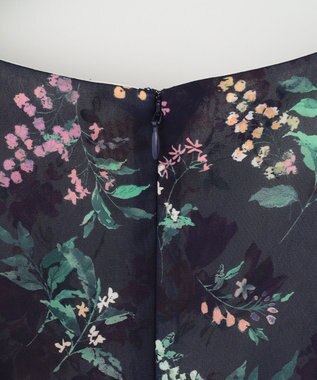 TOCCA 【洗える！】WATERCOLOR HARMONY ロングドレス ネイビー系