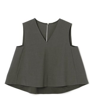 uncrave ウォッシャブルドライサップ テントラインブラウス スレート