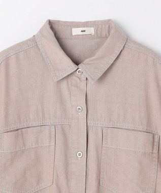 ANY L ライトオンスデニムシャツ ベージュ