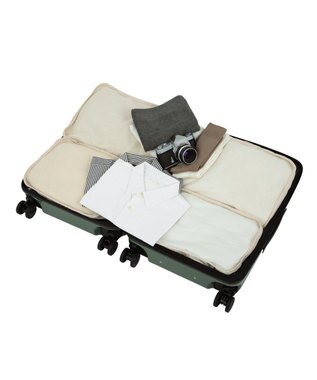 ACE BAGS & LUGGAGE World Traveler プリマス スーツケース 40/56L フロントオープン 06703 ワールドトラベラー グリーン