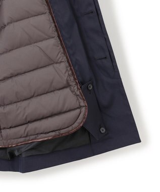 J.PRESS MEN 【デタッチャブル】スタンドフォールシートコート / ダウンライナー ネイビー系
