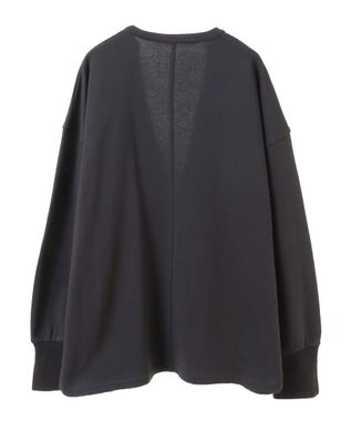 CRAFT STANDARD BOUTIQUE TC裏毛Ｖネックプルオーバー Black