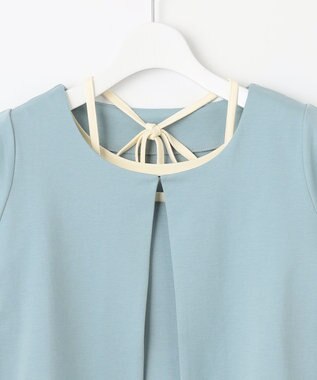 Feroux 【セットアイテム】カットレイヤード ワンピース スカイブルー系