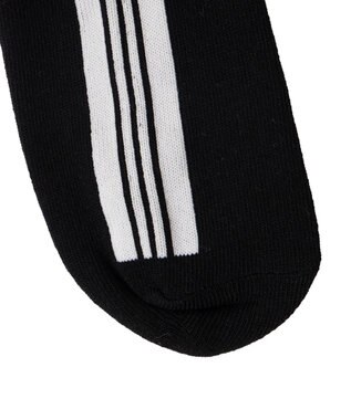 WEGO サイドラインクルーソックス ブラック