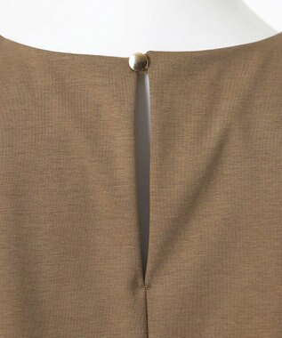 23区 【エステータ】トリアセファインジャージー ラッフルデザイン カットソー カーキ系