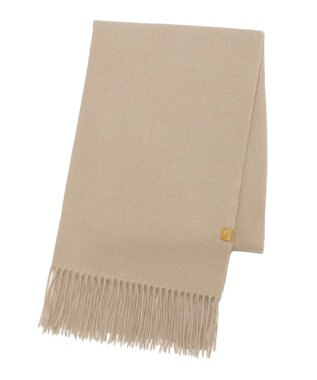 MOONBAT WEB限定【洗える】ミエル (miel) カシミヤ100％ 無地ストール ベージュ