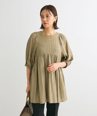 Green Parks ＢＰ　ボリュームスリーブチュニック Khaki