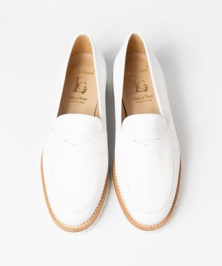 BONTRE 【LucaGrossi/ルカグロッシ】ラギットソールローファー ホワイト