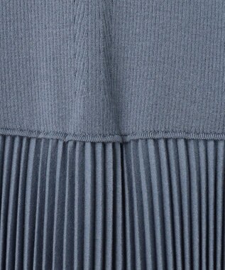 JOSEPH プリーテッドフランネル　ドレス Cloudy Blue