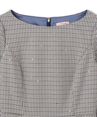 TOCCA 【洗える】MEMORY OF AUTUMN ドレス ブルー系