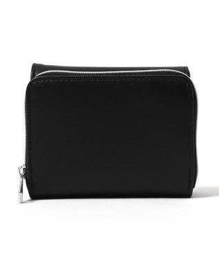 WEGO ニュアンスパーツフラップウォレット ブラック