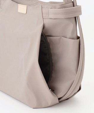 Y'SACCS 【ナイロンタフタ】トラベルショルダーリュック mini グレージュ