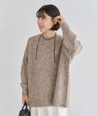 Green Parks ｅｖｅｒｙ　ｗａｌｋ．スウェードライクネックレス Brown