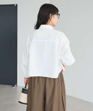 CRAFT STANDARD BOUTIQUE クロップドレングスシャツ White