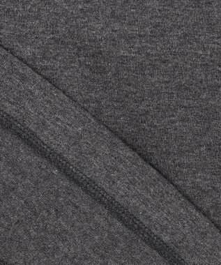 uncrave プレーンジャージー 2WAYレースアップトップス チャコール