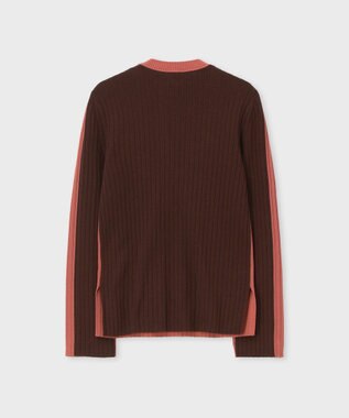 Paul Smith バイカラー スリット ニット ピンク