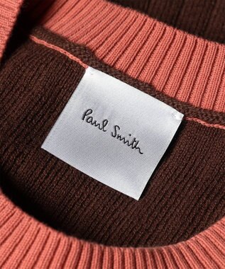 Paul Smith バイカラー スリット ニット ピンク