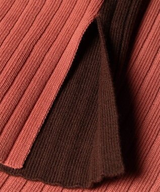 Paul Smith バイカラー スリット ニット ピンク