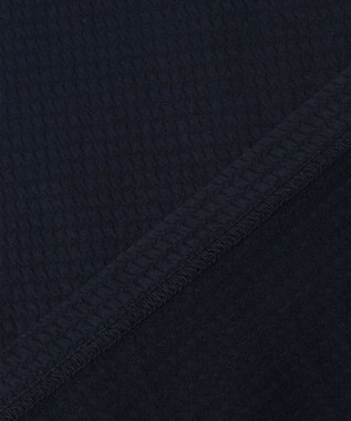 JOSEPH ABBOUD 【吸水速乾/】千鳥サッカー Tシャツ ネイビー系