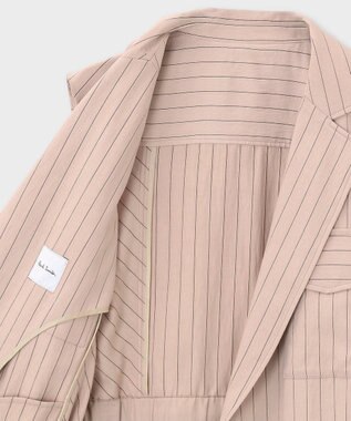 Paul Smith ストライプ フラップポケット ジレ アイボリー