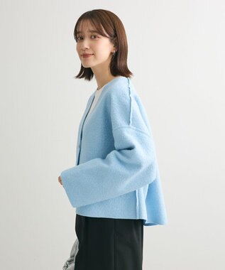 Green Parks リバーシブルカーディガン Blue