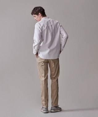 J.PRESS MEN 【IVY COLLECTION】【毎シーズン大好評】バックブル ロンストクレイジーパターン バンドカラーシャツ ベージュ系1