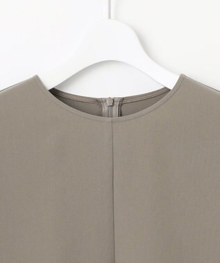 自由区 L 【17号サイズまで展開・カタログ掲載・セットアップ対応】トリアセダブルクロス ブラウス モカ