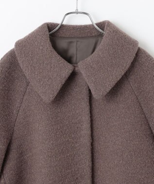 #Newans 【昨年即完売コート新色追加！】プードルコクーンコート モカブラウン