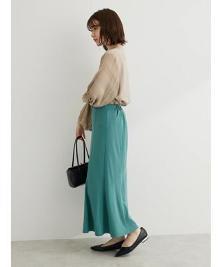 Green Parks マジョリカプリーツプルオーバー Beige