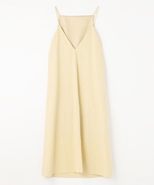 NAVE 【Nave・洗える/撥水加工/ストレッチ素材】ライトタフタ  キャミドレス ライトイエロー系