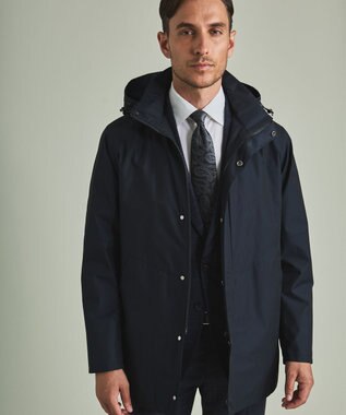 GOTAIRIKU 【仕事で着用可】ラスタードビー フーデッドブルゾン(23年モデル) ネイビー系8