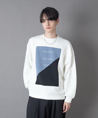 WEGO カラーパネルプルオーバー ホワイト