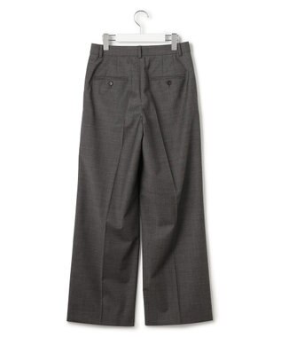 23区 L 【セットアップ着用】ファインネスウール ワイド パンツ グレー系