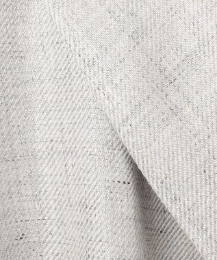 ICB 【日本製】トリアセリネンシャイニーツイル ロングジャケット ライトグレー系