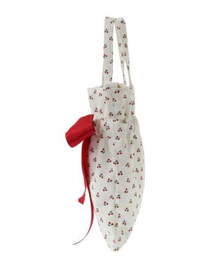 Maison de FLEUR チェリープリントミニリボン2Wayバッグ Ivory