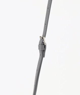 J.PRESS LADIES 【2way】ナイロンギャザー ショルダー バッグ グレー系