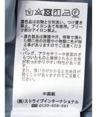 earth music&ecology プリーツドッキングスカート Blue