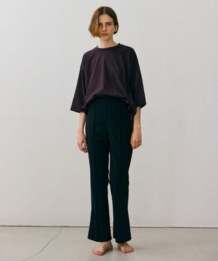 BEIGE， 【BEIGEecru/WEB限定・洗える】JERSEY STITCH / コットンオーバーサイズトップス Bordeaux