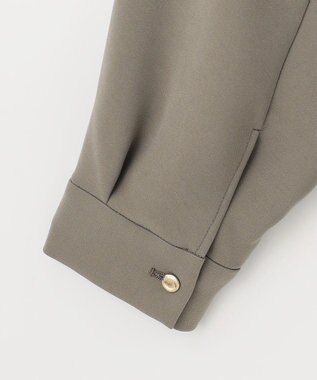 自由区 L 【17号サイズまで展開・カタログ掲載・セットアップ対応】トリアセダブルクロス ブラウス モカ