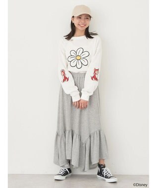 earth music&ecology Ｄｉｓｎｅｙ／袖ダイナロンＴ White