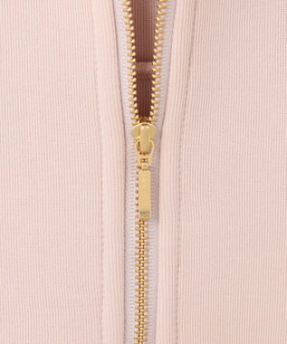 組曲 フード付きバックフリル パーカー ローズ系