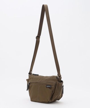 LA BAGAGERIE 【MONICA】サイドジップミニショルダーバッグ カーキ