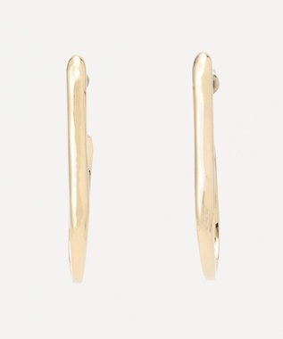 ANY 【WEB限定】メタルウェーブピアス（両耳用） ゴールド系